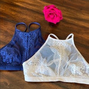 2 Victoria’s Secret Halter Bralettes